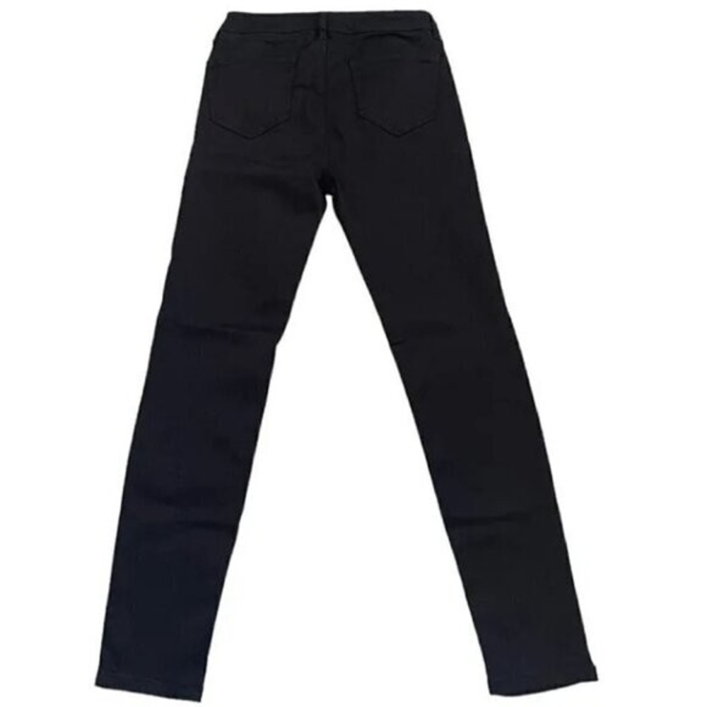 Buffalo David Bitton Black Cotton Blend Skinny Mid Rise Stretch Jeans 6/28 EXC - Picture 6 of 6